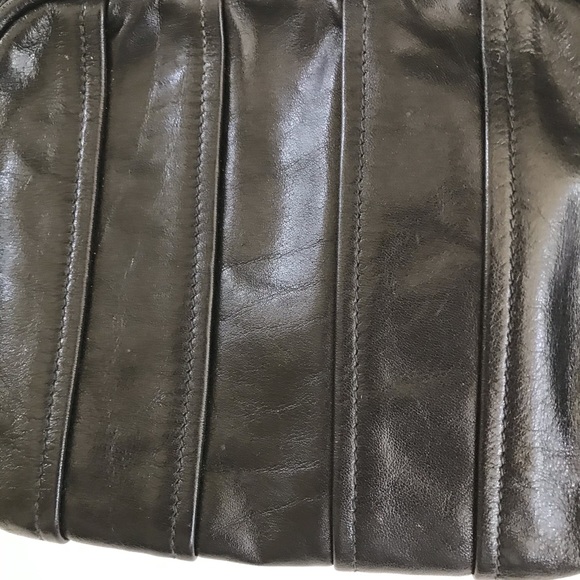 Vintage Mr Leather black  seamed mini bag - Picture 3 of 4